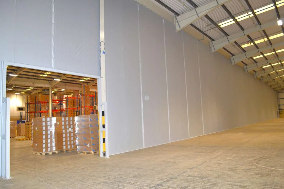 Hartmann - warehouse partition for medical equipment manufacturer